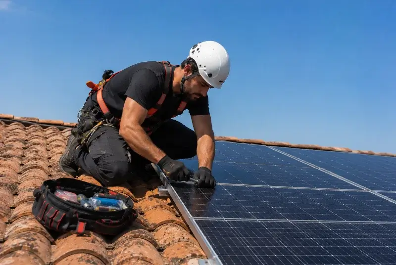 Maintenance et monitoring de panneaux solaires à Saint-Paul-Cap-de-Joux