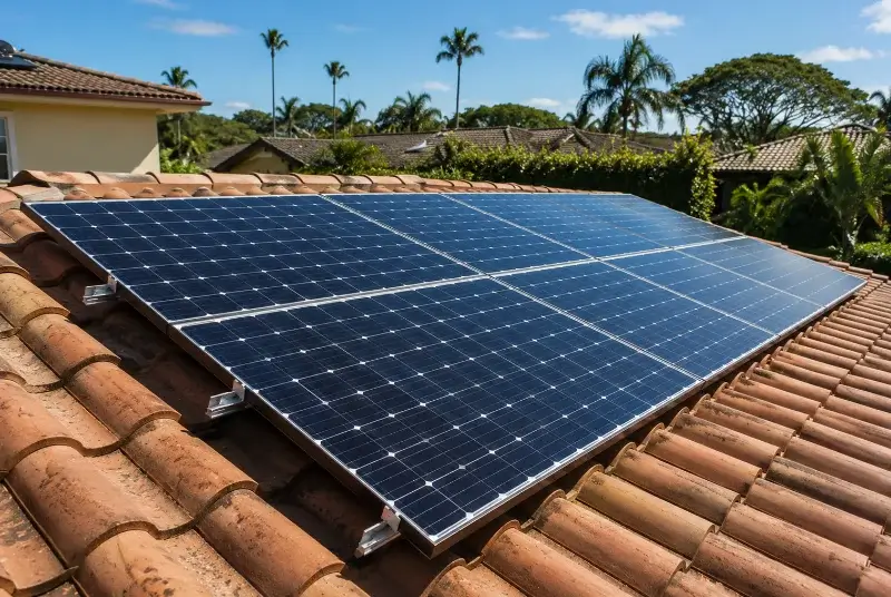 Installation de panneaux solaires à Saint-Paul-Cap-de-Joux
